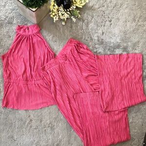 New York & Company 2 Piece Pleated Set